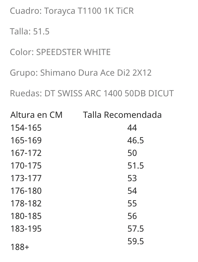 BICICLETA DE RUTA PINARELLO DOGMA F DISC SHIMANO DI2 2X12 PM DT SWISS ARC 1400 50DB DICUT WHT/BLK 24