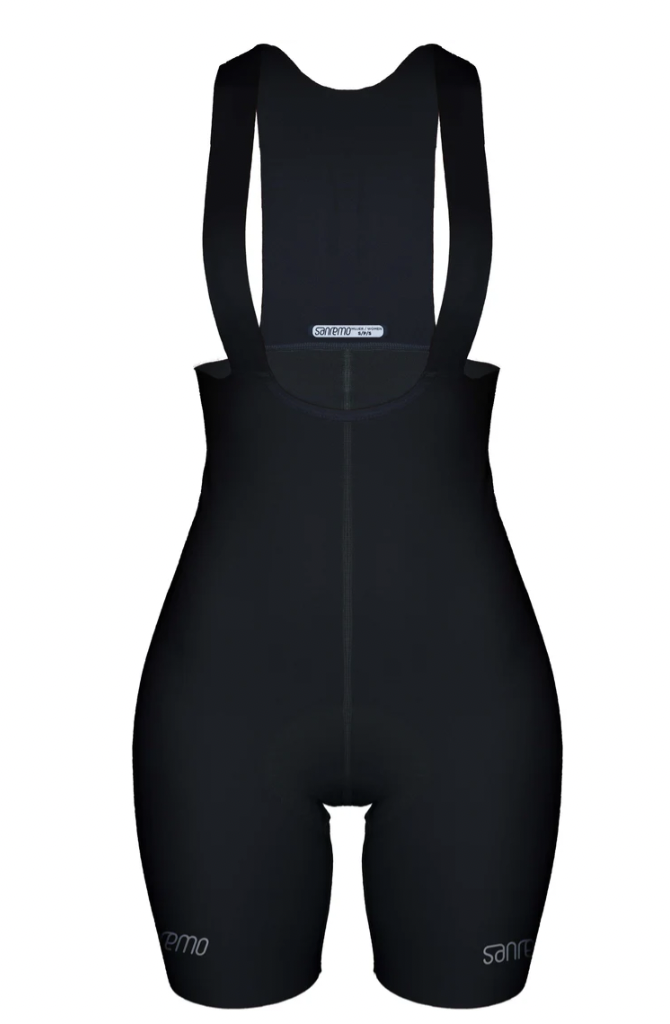 BIB SHORT STRADE NEGRO DAMA SANREMO