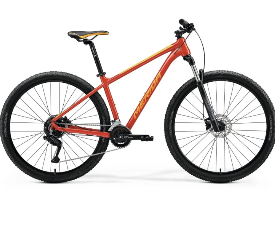 BICICLETA MTB MERIDA BIG NINE 60 2024 ROJO AMARILLO