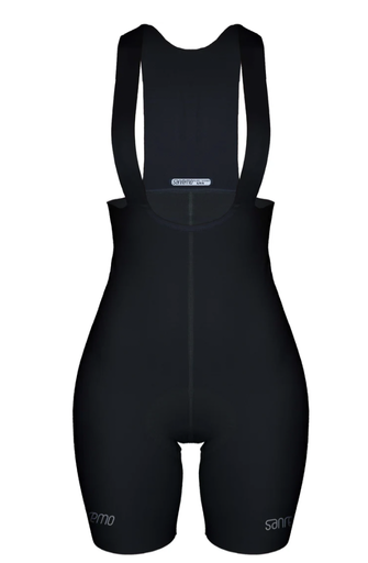 [000252] BIB SHORT STRADE NEGRO DAMA SANREMO